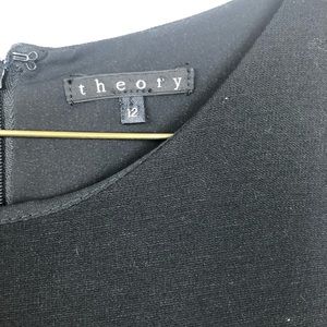 theory | Black Midi Dress LBD
